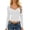 D-White219, variant on DHFJKG Long Sleeve T Shirts For Women V Neck Low Cut Crop Tops Fall Slim Fit Basic Tees