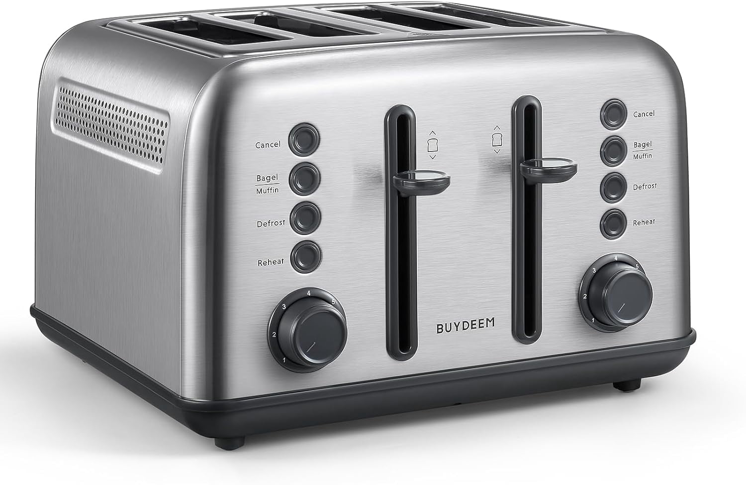 DT620 2-Slice Toaster, Extra Wide Slots, Retro Stainless Steel with High Lift Lever, Bagel and Muffin Function, Removal Crumb Tray, 7-Shade Settings,Arctic White