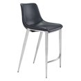 thumbnail image 2 of Magnus Counter Stool (Set of 2) Black & Silver, 2 of 7