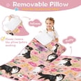 thumbnail image 3 of Bernese Mountain Dogs with Pioneer Flower Toddler Nap Mats for Kids Preschool,59"x22" Sleeping Mat Bag or Kids,Toddler Sleeping Bag,Toddler Nap Mat or Daycare, 3 of 6