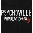 thumbnail image 2 of Psychoville Population Nine Funny Men's Graphic T Shirt Tees Brisco Brands X, 2 of 4