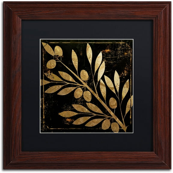 Trademark Fine Art "Bellissima I" Canvas Art by Color Bakery Black Matte, Wood Frame