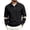 Black, variant on Men's Polo Shirts Long Sleeve Autumn Color Blocking Lapel Polo Shirt