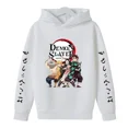thumbnail image 2 of Nueva sudadera con capucha de Demon Slayer para primavera y otoño para niños, ropa para niños, sudadera con capucha de manga larga para niños, sudadera con capucha de Anime Yaiba, 2 of 5