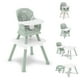 thumbnail image 1 of Silla alta Jeep Milestone 6 en 1 de Delta Children: silla alta que se convierte en taburete, asiento elevado, silla para niños pequeños, mesa de actividades, escritorio y silla, verde salvia, 1 of 5