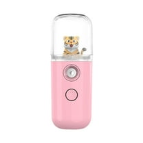 LACKUST Humidifiers for Bedroom,Portable Charging Atomizing Mistier, Mini Facial Moisturizing Sprayer for Travel and Home,Pink