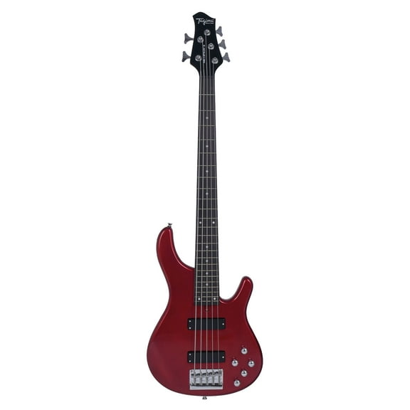 Tagima MILLENIUM 5-MR-DF Electric Bass Guitar - Metallic Red