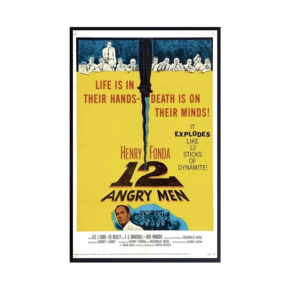 12 Angry Men Wall Movie Poster
