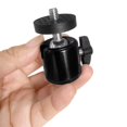 thumbnail image 4 of ZZAIXHL CAMERA 360° Swivel Mini Tripod Ball Head with 1/4''-20 Screw for GoPro, DSLR, Camcorder, LED Light – Adjustable Mount for Photography, Video, Vlogging, 4 of 7