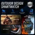 thumbnail image 6 of &nbsp;1.96" Military Smart Watch Outdoor Tactical Sports Watch Fitness Activity Tracker Smartwatch for Men with iPhone Android, 6 of 10