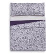 Truly Soft Watercolor Paisley Eggplant Twin Extra Long Duvet Set
