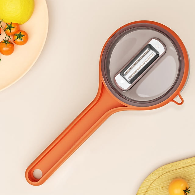 Multifunctional Storage Peeler with Container, Efficient Peeling for Home Kitchen
