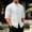 White, variant on Maean Big and Tall Shirt for Men Short Sleeve Tops Solid Color Fashion Vintage Boho Shirts with Pocket