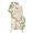 Brown, Tan, White, variant on Light Blue Monstera Deliciosa Arch Backdrop Cover 4FT, Summer Botanical Tropical Spandex Fitted Stretchy Arch Stand Covers, Round Top Chiara Backdrop Cover for Wedding Party Birthday Baby Shower