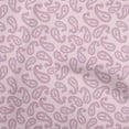 thumbnail image 1 of oneOone Silk Tabby Light Pink Fabric Asian Floral Paisley Craft Projects Decor Fabric Printed By The Yard 42 Inch Wide, 1 of 4