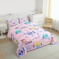 thumbnail image 3 of Homewish Ocean Mermaid 2pcs Bedding Comforter Set for Children Teens Girls,Dreamy Princess Twin Comforter Sets,Sea Ocean Theme Breathable Bedding Set,Super Cozy Room Decor,Reversible, 3 of 8