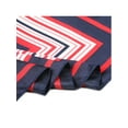 thumbnail image 4 of INSPIRE CHIC Women's Stripes Print Square Kerchief Neck Scarf Wrap Bandana Dark Blue Red White 19.68 x 19.68‘’, 4 of 7