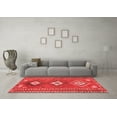 thumbnail image 3 of Ahgly Company Indoor Square Oriental Red Traditional Area Rugs, 7' Square, 3 of 4
