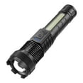 thumbnail image 1 of Bdday The New White P50 Telescopic High-power Bright Flashlight Red And Blue Flash Flashlight Clip, 1 of 9