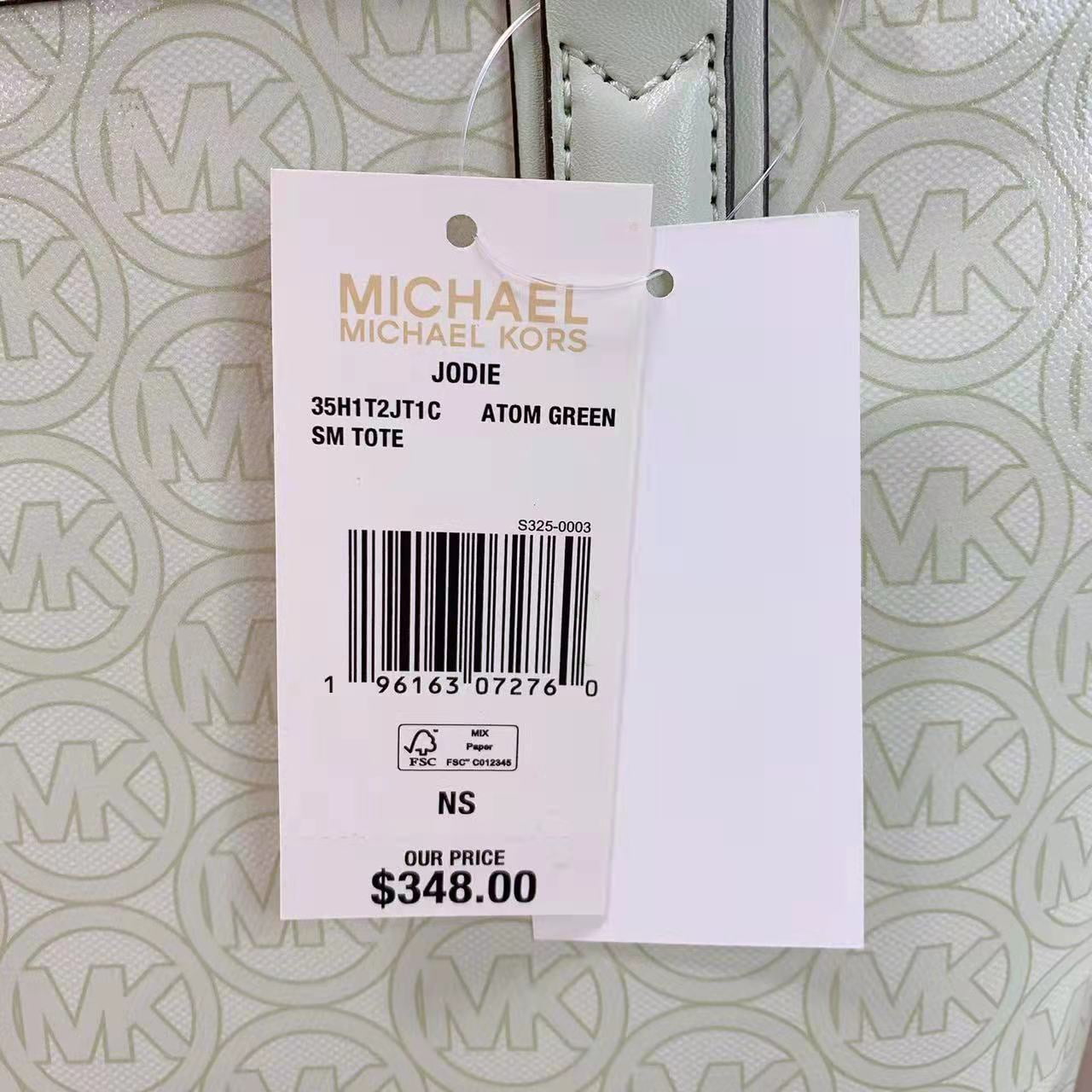 Michael Kors 35H1T2Jt1C Jodie Small Logo Jacquard Tote Bag