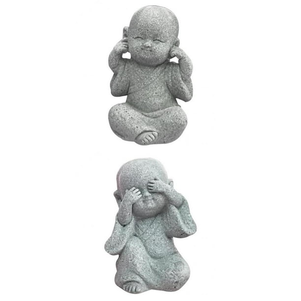 Estatua de Monje Buda Monje Accesorios Adornos Estatua de Monje Buda Monje Accesorios Ado