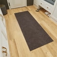 thumbnail image 2 of Ottomanson Extra Long Hallway Runner Rug 3x10 Non-Slip Rug for Kitchen or Bedroom, 2'7" x 10', Brown, 2 of 14