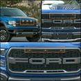thumbnail image 3 of GTINTHEBOX 3PCS Clear Lens Amber LED Front Grille Running Light For 2010-2014 Ford F150 Raptor, 3 of 11
