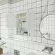 thumbnail image 4 of Costway Armario de Baño de Pared con 2 Puertas Repisa Ajustable en Altura Blanco 60 x 20 x 70,5 cm, 4 of 10