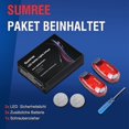 thumbnail image 2 of 2pcs Led Flashing Light, Safety Light For School Bag Bike Light, Running Light For Joggers Night Work Red, 2 of 5