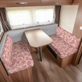 thumbnail image 7 of HELLHERO RV Dinette Cushion Covers Comfortable Stretch Spandex, Compatible with Loveseat Camper RV Booth Seat Covers 2 Pieces, 7 of 7