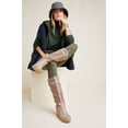 thumbnail image 2 of Kelsi Dagger Jagger Taupe Knee High Clog Wood Heel Wedge Round Toe Leather Boot (TAUPE, 6), 2 of 5