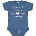thumbnail image 3 of Inktastic Abuelo and Abuela Love Me- Heart Grandchild Boys or Girls Baby Bodysuit, 3 of 5