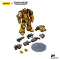 thumbnail image 3 of JoyToy Warhammer 40K: Imperial Fists Legion MkIII Despoiler Sargeant with Power Fist 1:18 Scale Figure, 3 of 7