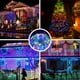 thumbnail image 5 of Cadena de luces LED de cuero de colores mágicos de 20 m para exteriores, para acampar, RGB, con control por voz, para árbol de Navidad, 5 of 5
