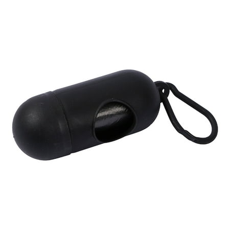 Summer Saving! SHENGXINYPoop Trash Can Outside 1.69x1.69x4.45in Pet Waste Bag Carrier Poop Bags for Dogs Storage Box Garbage Bags Not Included Black
