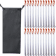 thumbnail image 1 of Ficarrico Tienda al aire libre cielo cortina clavo de tierra aleación de aluminio bolsa de tela conjunto camping camping tres filos tienda de campaña clavo con cuerda, 1 of 7