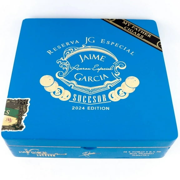 Jaime Garcia Toro Sucesor 2024 Edition Empty Wood Cigar Box 7" x 7" x 2"