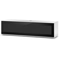 thumbnail image 1 of SONOROUS Studio ST-160B Compatible I/R Meuble Télé en Bois et Verre avec Roues Dissimulées pour Formats jusqu'à 75 Pouces (Design Moderne avec 6 Tablettes pour Vos Composants Audio/vidéo et Consoles) - Couvercle en Verre Noir, 1 of 7