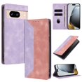 thumbnail image 1 of Phone Case for Google Pixel 8 FOXDOCK Premium Leather,Creative Dual-Color Cover with Card Slot,Shockproof, 1 of 7