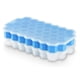 thumbnail image 1 of Paquete de 3 bandejas para cubitos de hielo, moldes de cubitos de hielo con forma de panal de abeja de silicona con tapas para whisky, cóctel Vhermosa Utensilios de Cocina, 1 of 7