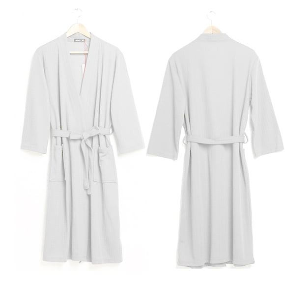 Women Water Absorption Bath Robe Solid Waffle Bathrobe Spa Waffle Bathrobe Spa Bath Spa Bath Robe Water Home Dress Nightgown