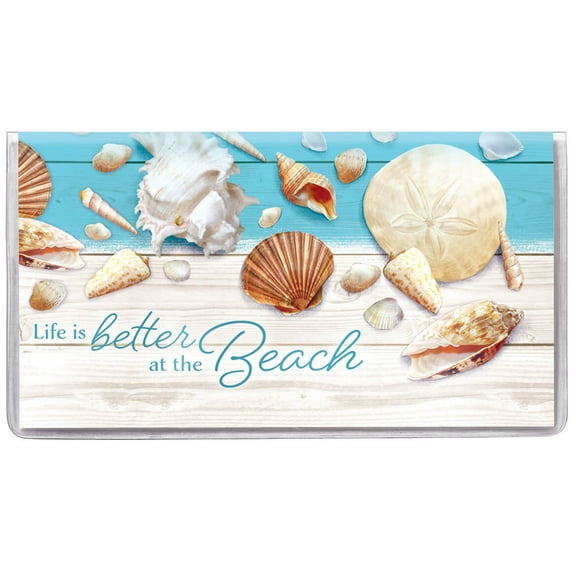 Beach Shells Two Year Planner - Pocket Sized Calendar Ideal for Purses, Briefcases, or Backpacks – 6 ¾ inches x 3 5/8 inches