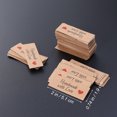 thumbnail image 2 of Milisten 100Set Beige Paper Tags for Valentine present Tagging and Decorating, 2 of 8