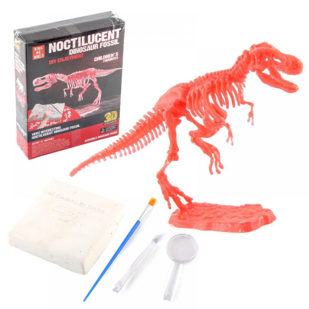 Kid's Toy Dinosaur Excavation Kit For Science Learning Dig Bones Skeleton Toy 