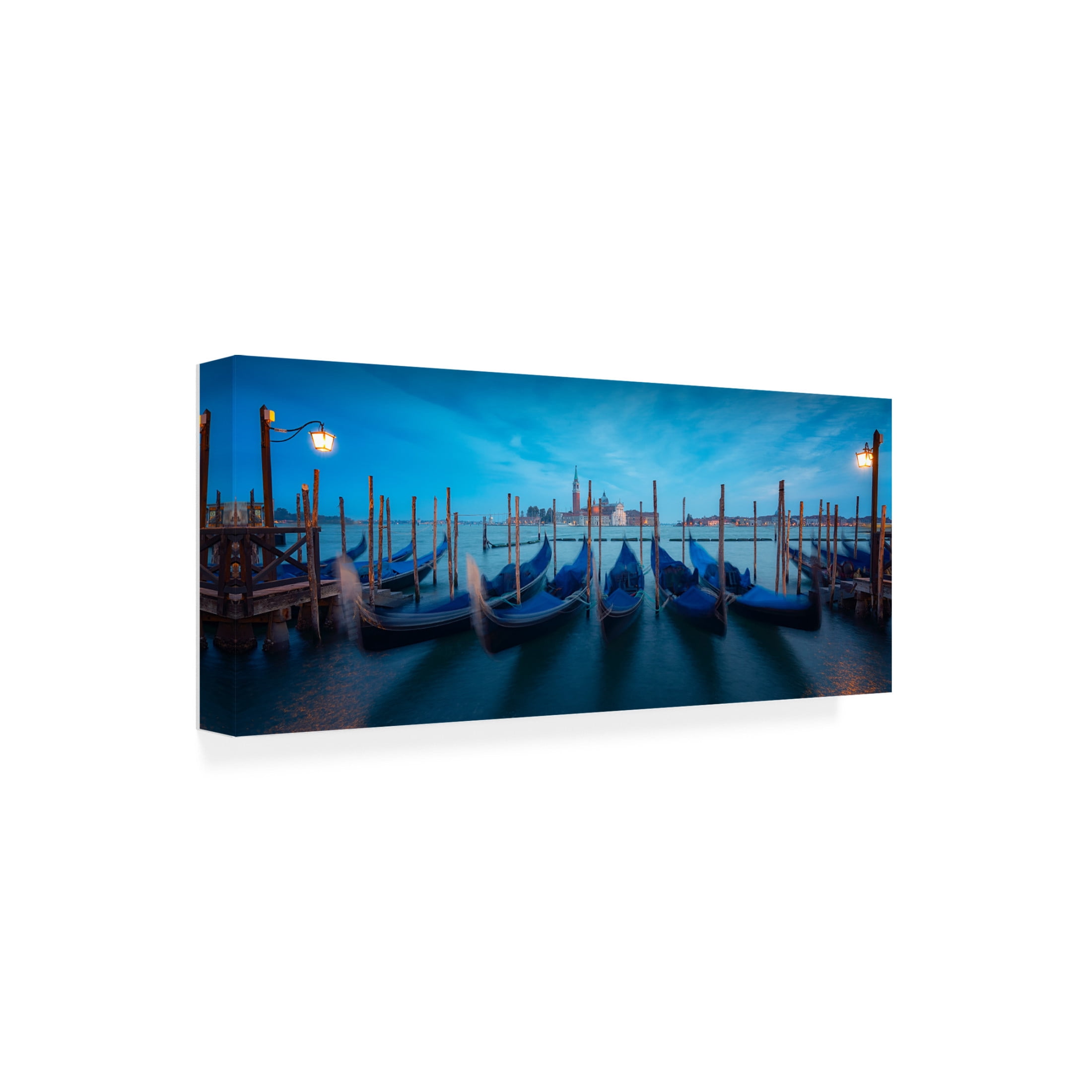 Trademark Fine Art Bartolome Lopez Venice Blue I Canvas Wall Art