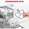 thumbnail image 6 of GVODE Stainless Steel Flat Beater for KitchenAid 4.5-5 Qt Tilt-Head Mixers, Metal Paddle Replacement, Dishwasher Safe KitchenAid Mixer Accessories, 6 of 9