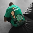 thumbnail image 4 of Camiseta de una pieza para hombre y mujer, camisa de gran tamaño con estampado de personalidad de Anime, Luffy Zoro, de verano498, 4 of 5