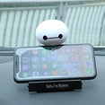 thumbnail image 4 of Soporte para teléfono móvil para coche, decoración de tartas para vehículos, coche de muñecas, adornos de estatua, decoración de escritorio, linda figura artesanal blanca y gorda, decoración decorativa para el hogar ER, 4 of 5