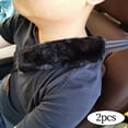 thumbnail image 4 of 2 Piezas De Funda Para Cinturón De Seguridad De Coche, Cómoda Funda Para El Cuello Del Asiento De Coche Para Niños, Color Negro Baoblaze Cubierta del cinturón de seguridad del automóvil, 4 of 8
