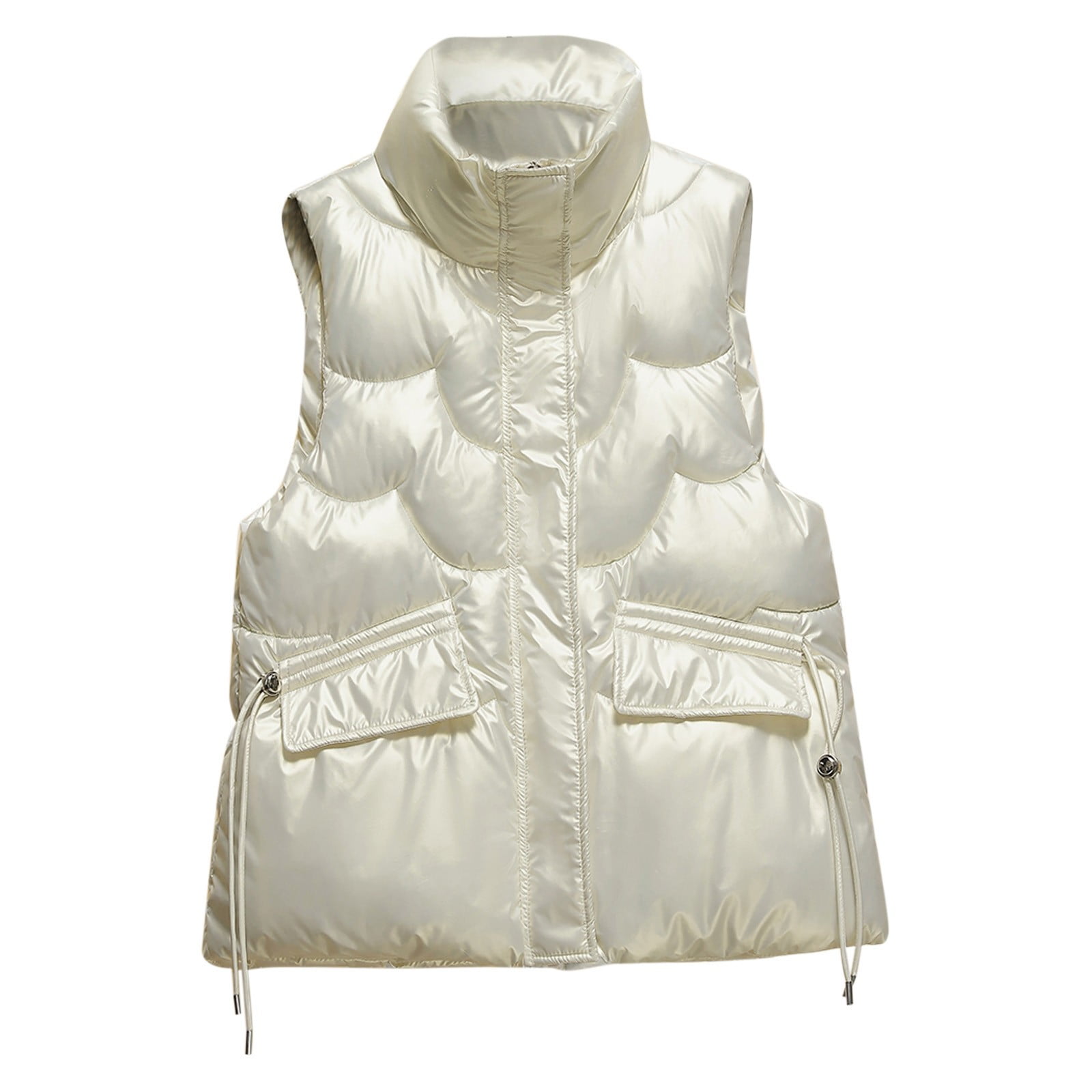 【COSYHARU】Look Simple Lightweight Padded Vest CAICJ98 Puffer Vest Women Plus Size Women's Vest, Quilted